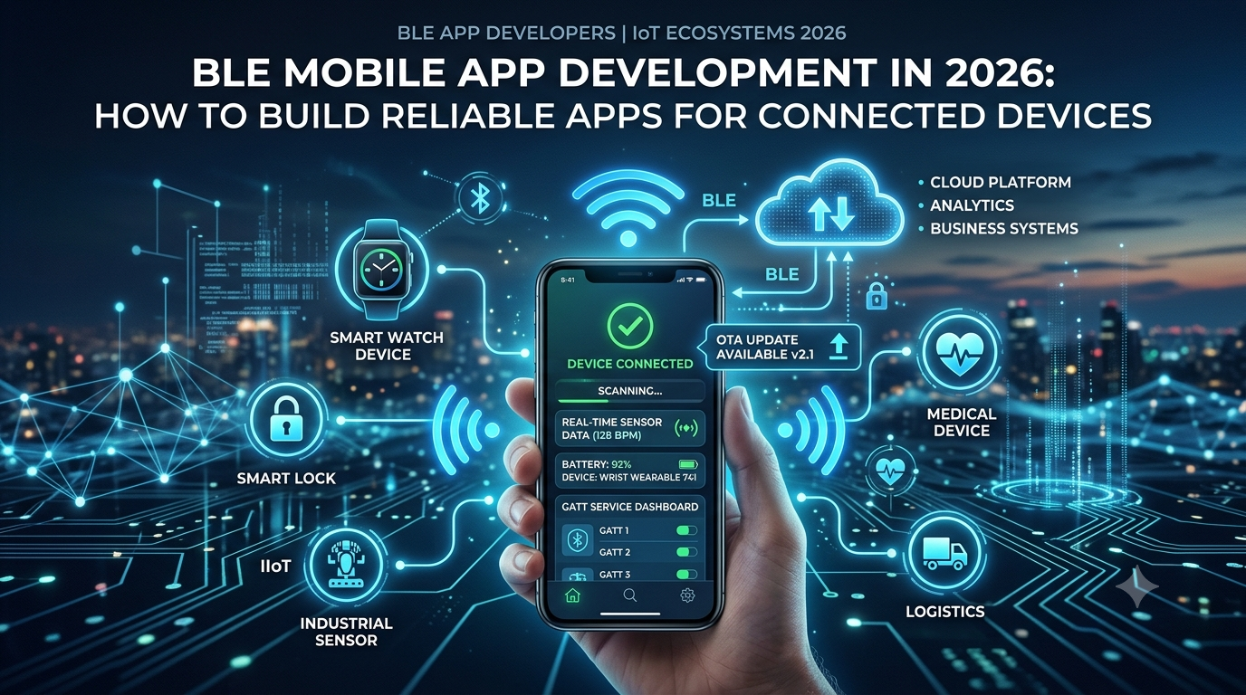 BLE Mobile App Development in 2026: How to Build Reliable Apps for Connected Devices