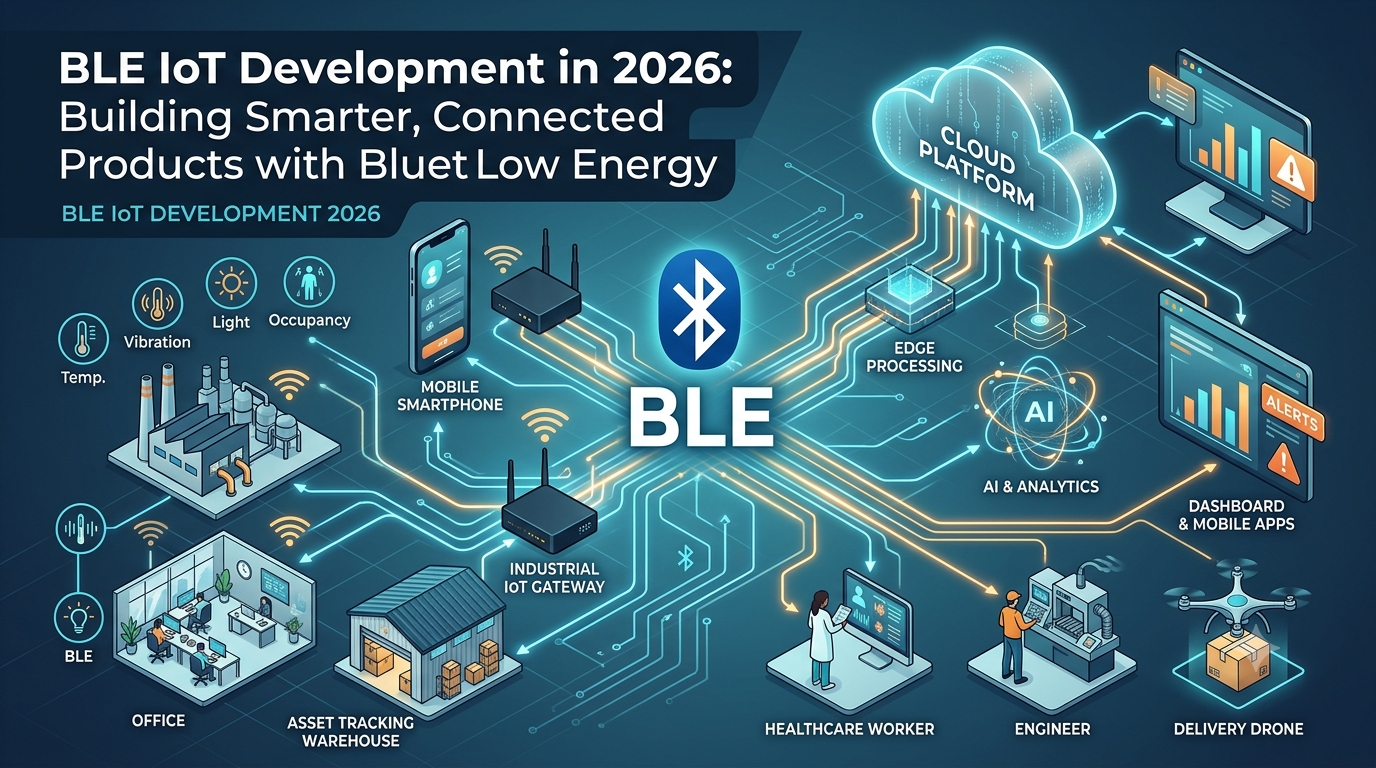 BLE App Development Company in 2026: Building Smarter Connected Applications