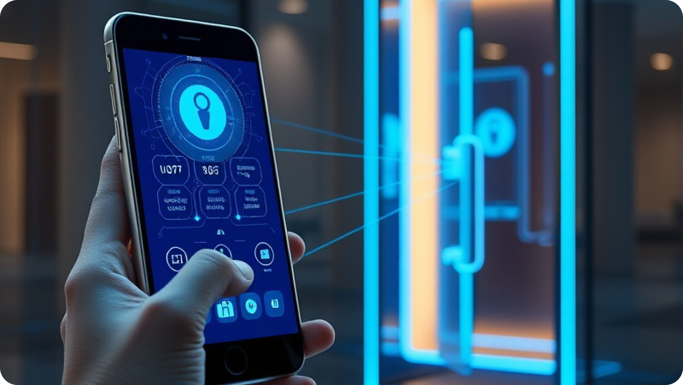 BLE Mobile App Interface