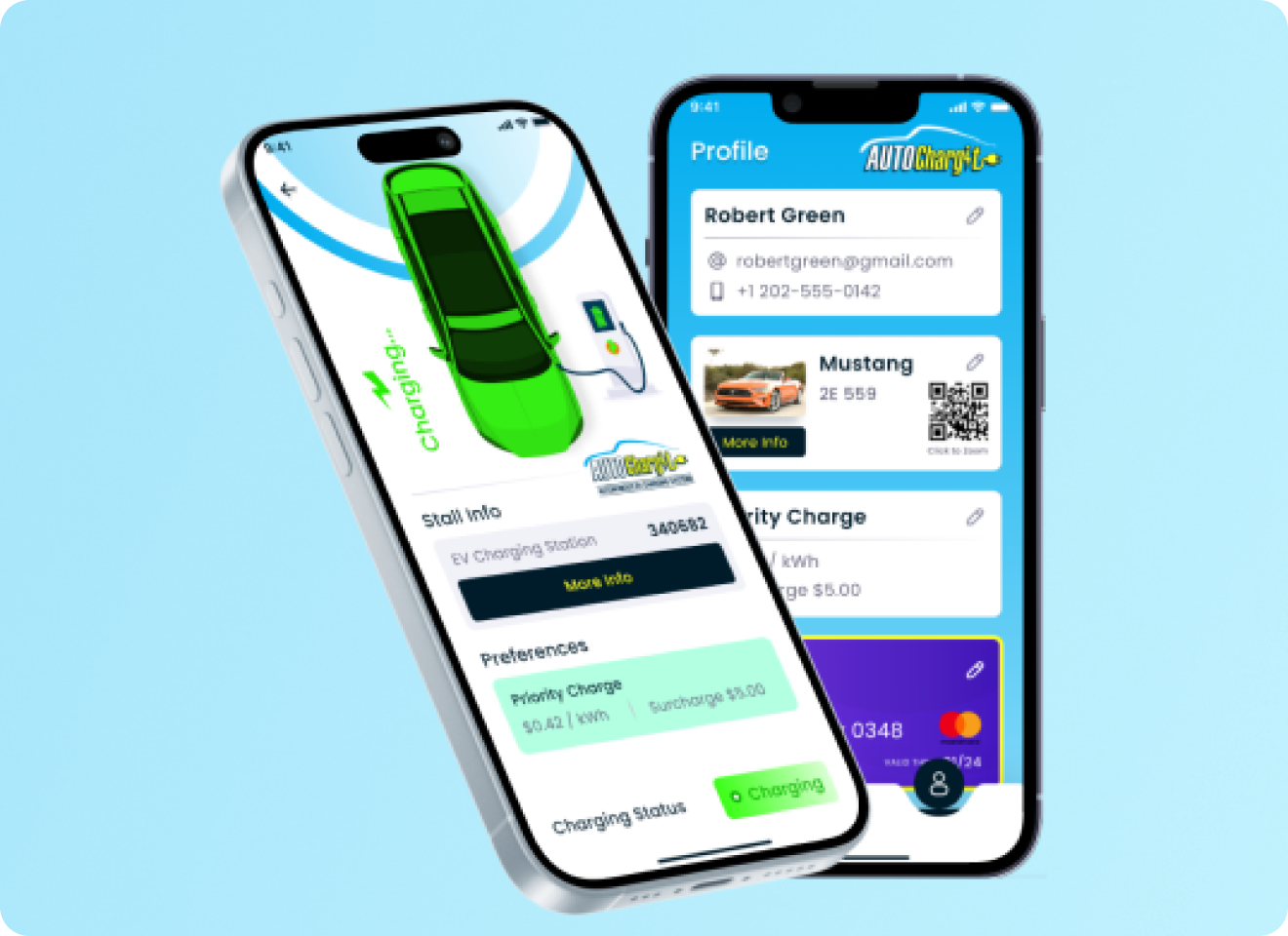 Auto ChargeIt - electric vehicle charging experience.